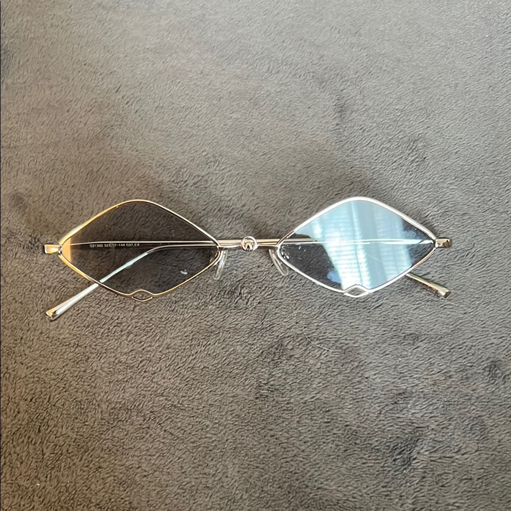 Silver Geometric Festival Sunglasses